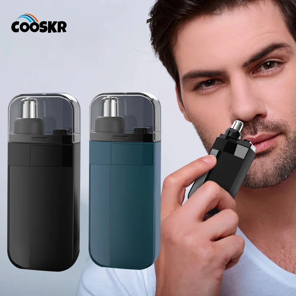 Nose Hair Remover USB Rechargeable Electric Nose Hair Trimmer Mini Portable Ear Eyebrow Hair Cutting Machine 3 in 1 Nose Shaver