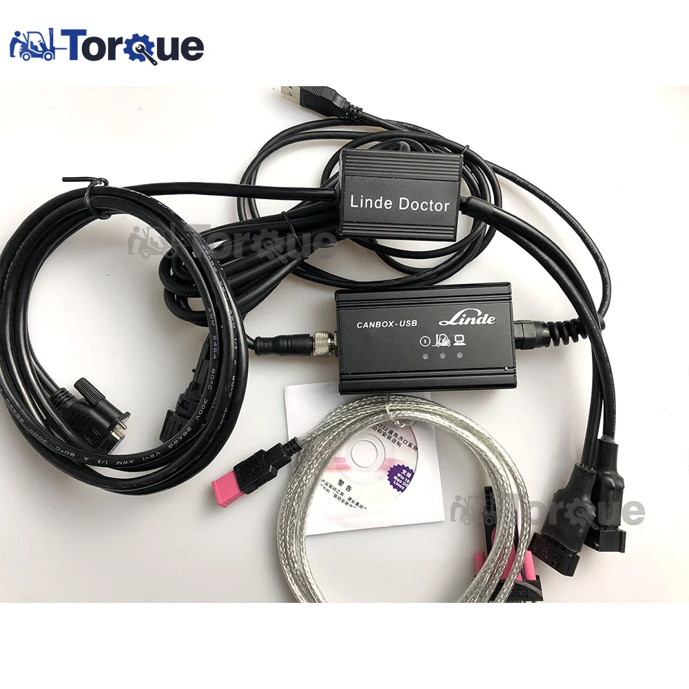 Forklift Truck for Linde Canbox Diagnostic Scanner Tool Linde 4 Pin Adapter Linde Doctor Linde Pathfind Software