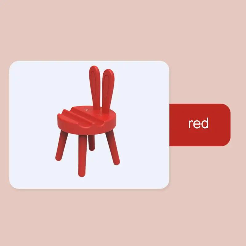 1pcs Creative Cute Phone Holder Chair Shape Desktop Phone Holder Stands Mobile Phone Accessories