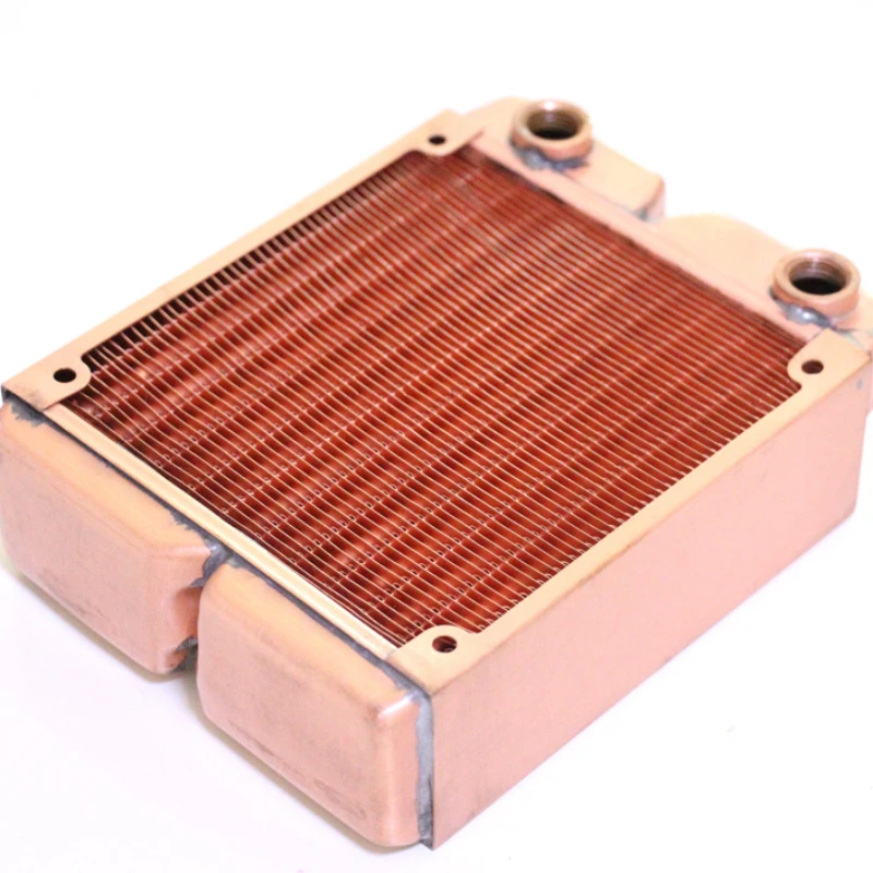 120 copper water heat exchanger liquid cooling row 4 water cycle 45mm strong performance 120g