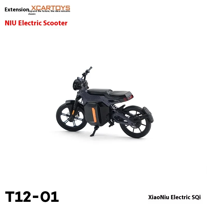 

Миниатюрная модель Toyean Xcartoys 1:24 — полномасштабный электрический скутер Niu Sqi из сплава. Подарки для себя и ваших друзей.