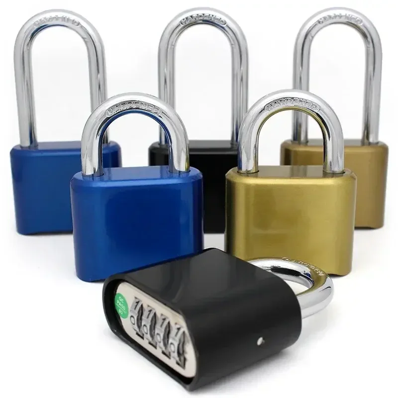 

4 digit Combination Padlock Brass With Number Password Weatherproof anti-rust anti-theft warehouse Indoor Outdoor Fence Door