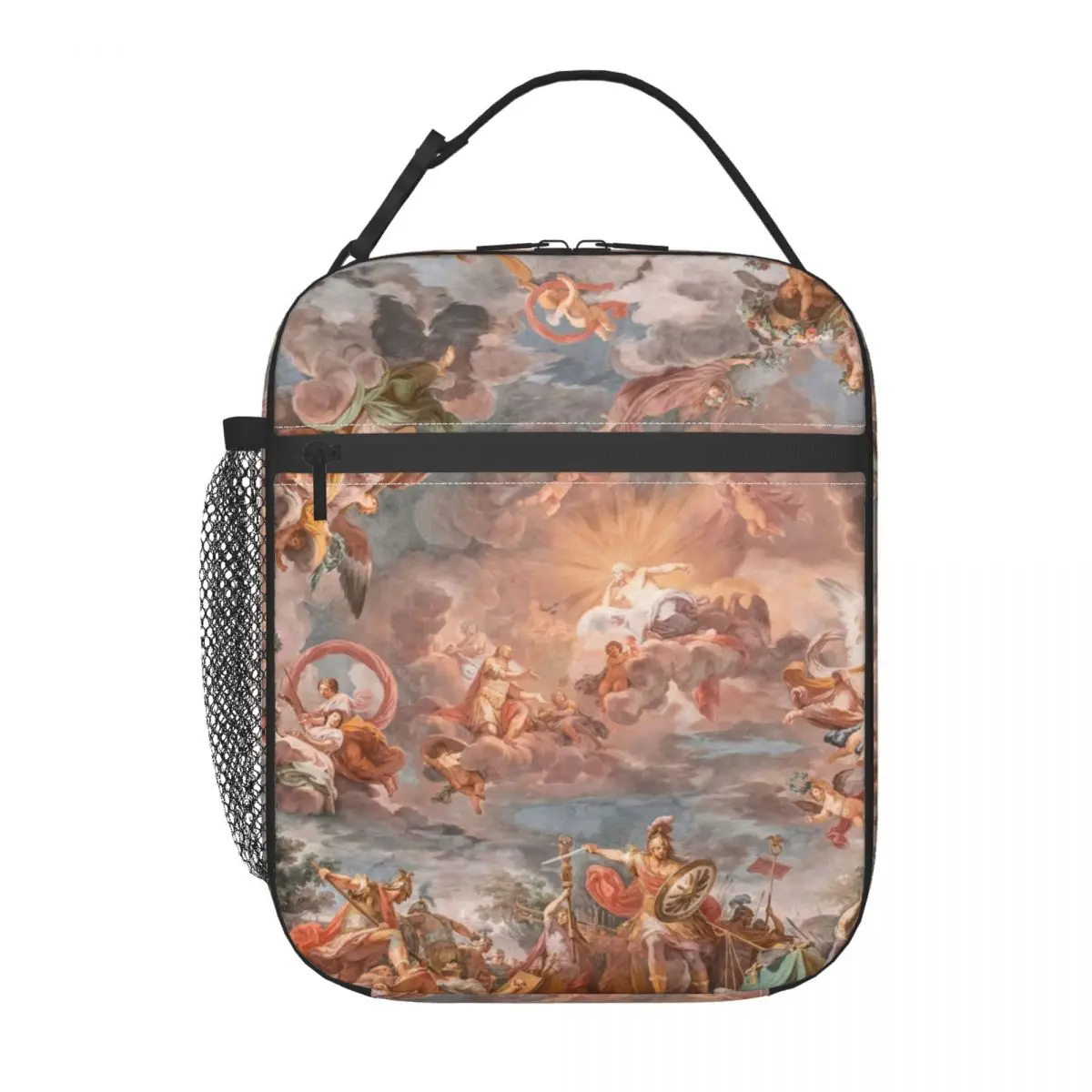 Baroque Art Painting Insulated Lunch Bag Women Resuable Aesthetic Renaissance Angels Thermal Cooler Bento Box Office Work School