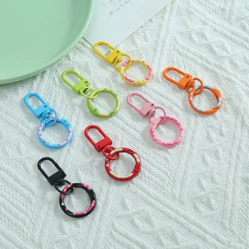 Spring Buckle Keyring Lobster Clasp 5/10/20Pcs Colored Keychain Assortment for Home Crafts Projects