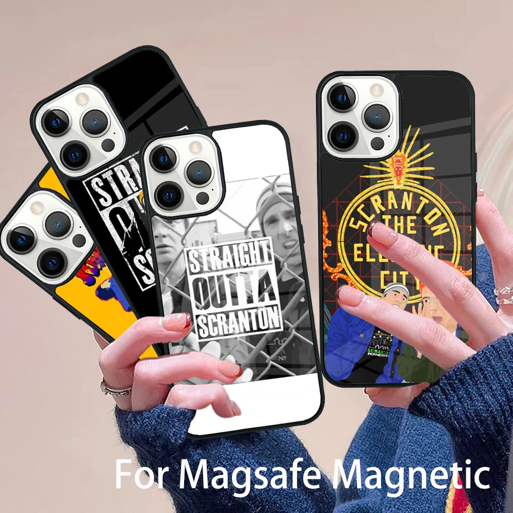 

Lazy Scranton The Office Phone Case Magesafe Magnetic Wireless Charge Cover For IPhone 16 11 12 13 14 15 Pro Max Plus