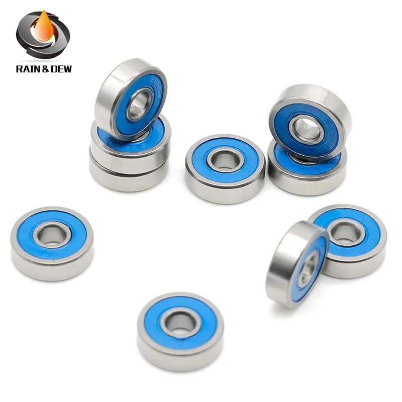 

10pcs 686RS 6*13*5mm Bearing Steel Ball Bearing Steel 686-2RS Bearings Blue Rubber Sealed Miniature Mini Bearing 6X13X5 mm