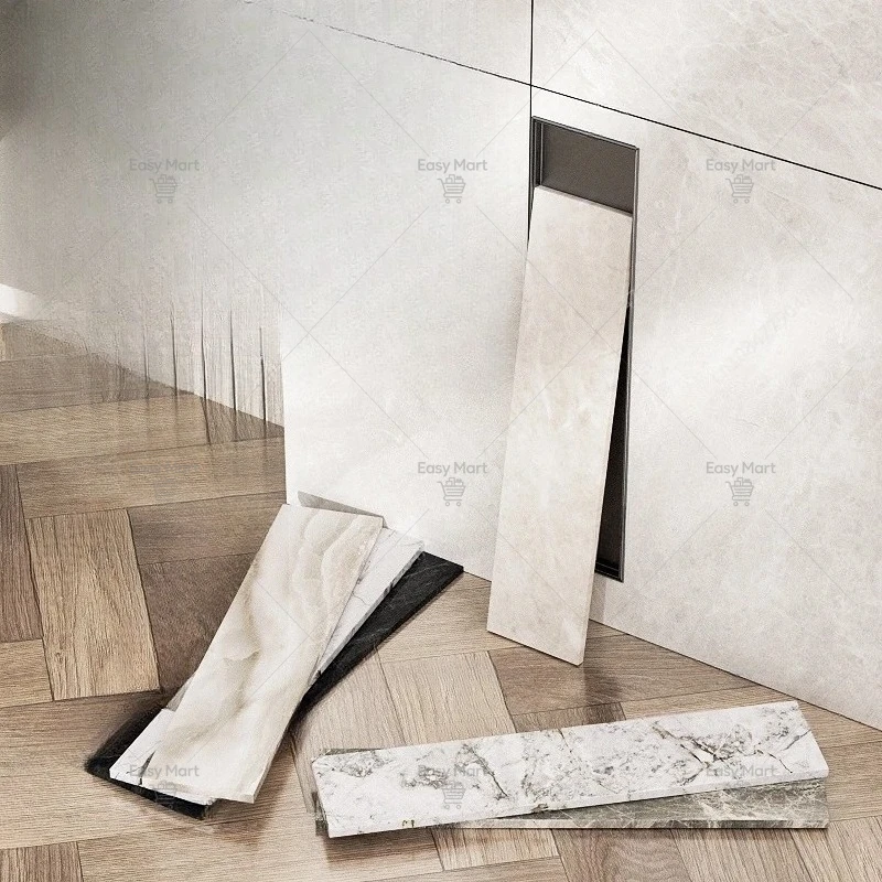 Hidden Stainless Steel Niche Toilet Recessed Toilet Brush Bathroom in-wall Customizable Rack