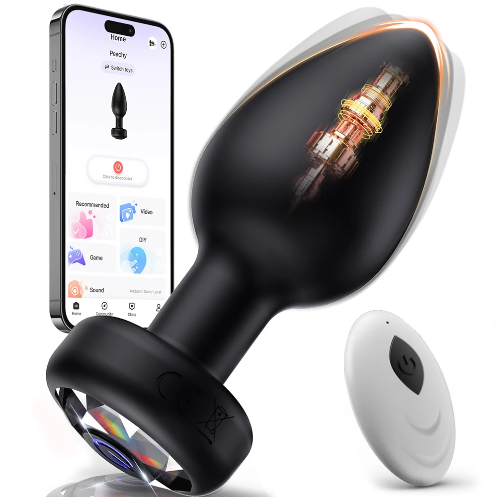 Vibrador Anal Plug para hombres y mujeres, tapón Anal para hombres, masajeador de próstata, tapón Anal femenino, Control remoto, Juguetes sexuales para adultos para mujeres, hombres, Gay