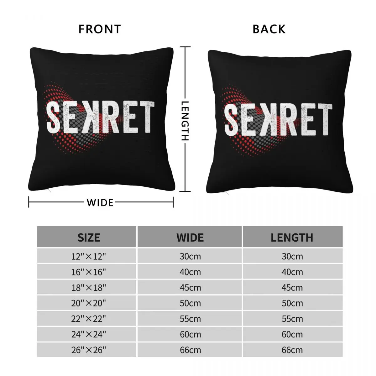 Ronela Hajati Sekret 2022 Albania Pillowcase Polyester Linen Velvet Creative Zip Decor Pillow Case Sofa Seater Cushion Cover