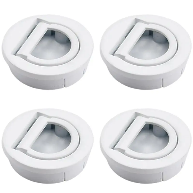 ABKP-Door Pull Handle Flush Recessed Ring Pull Handle Concealed Zinc Alloy For Wardrobe And More