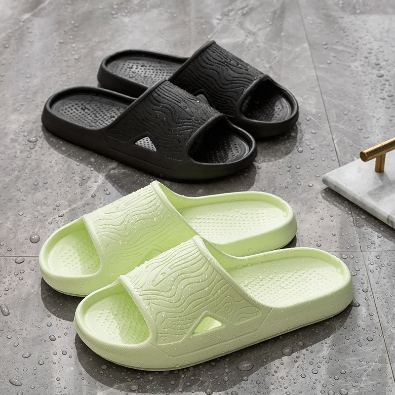 

EVA cool slippers men's, summer home home couple thick bottom non-slip bath bathroom women's drag