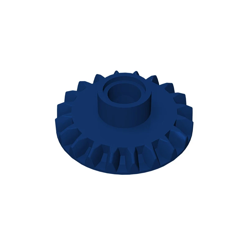 Gobricks GDS-1105 التقنية، ترس 20 سن مشطوف تعليمي مع فتحة دبوس متوافقة مع كتل ليغو 87407 DIY للأطفال