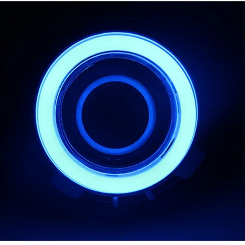 Anneau Halo LED COB Angel Eye, Auto DRL, Feux de jour pour voiture, Lumière de sauna, 60mm, 70mm, 80mm, 90mm, 95mm, 100mm, 110mm, 120mm, 2 pièces