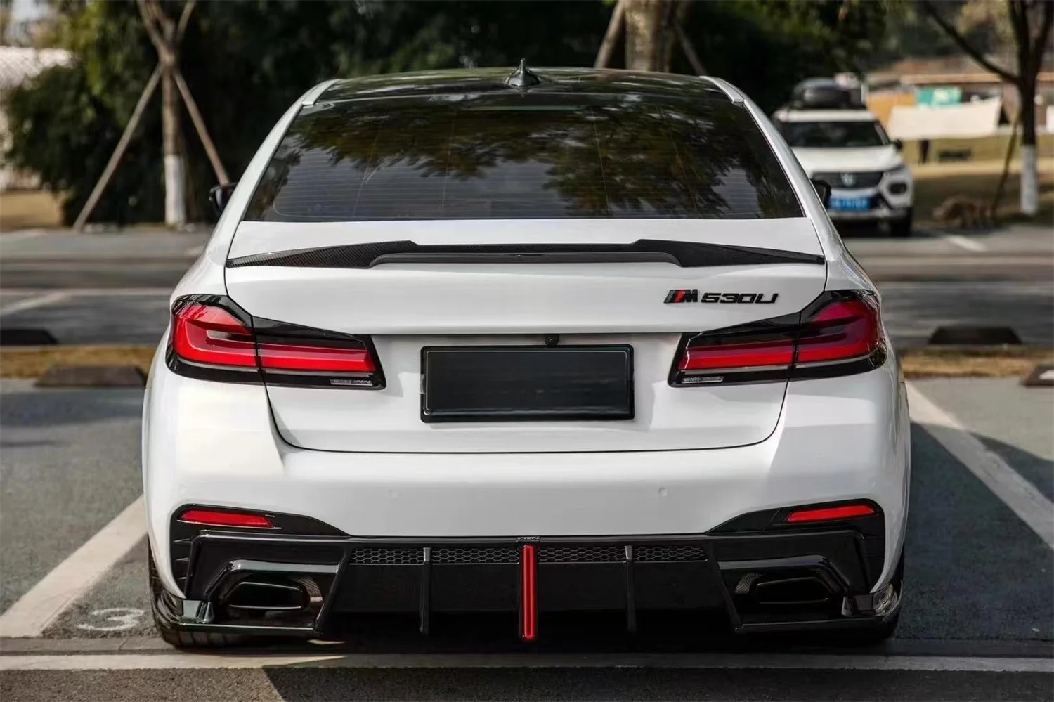 

Body Kit For BMW 5 Series G30 530 2018-2023 Front Rear Bumper Lip Diffuser Rear Spoiler Wing Glossy Black Body Kit Accessories
