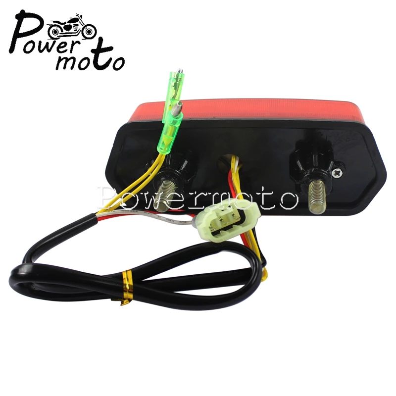 For Honda CB650F CBR650F 2014-2015 CTX700N 2013-2015 MSX Grom 125 2013-2016 Motorbike Red Integrated LED Turn Signals Tail Light