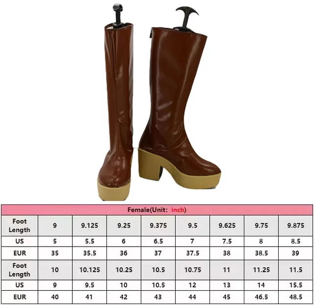 Fairy Anime Disguise Cos Tail Lucy Cosplay Shoes Boots Costume Accessories Roleplay for Women Girls Props Halloween Party Adult
