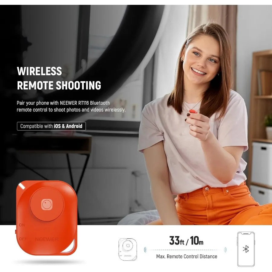 Anello luminoso a LED da 10" 20W con supporto da scrivania regolabile e supporto per telefono per iPhone e laptop Temperatura doppio colore 2900K7000