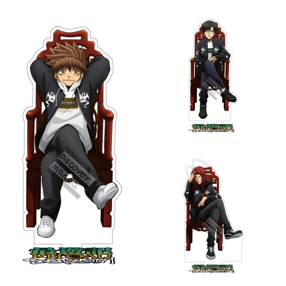 Anime Figure RELOAD SAIYUKI 15cm Acrylic Standing Sign Model Quadratic Sided Plate Desk Decor Fans firend Toy Gift