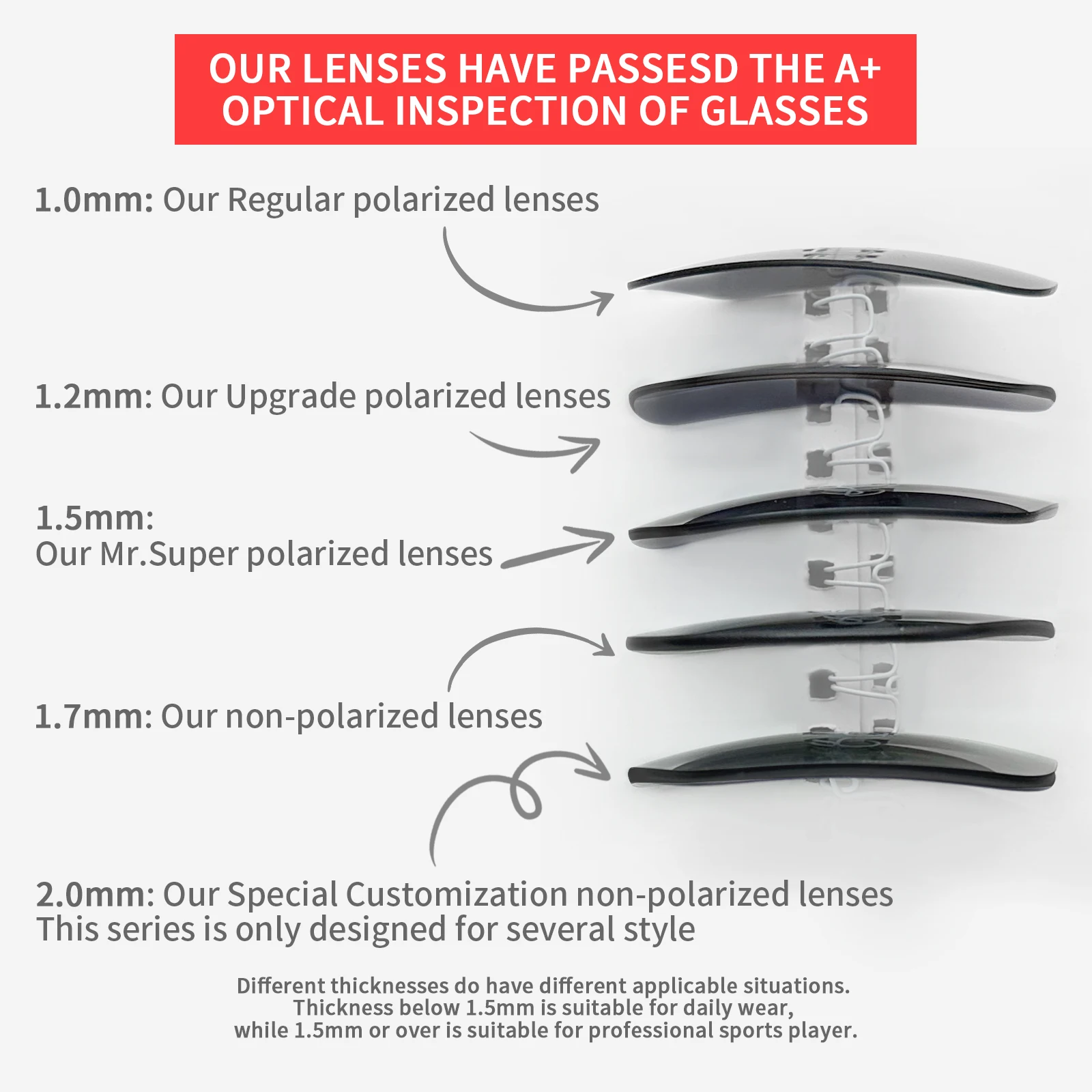 xyqrenrr عدسات بديلة مستقطبة سميكة 1.0 مم لنظارة Oakley Plaintiff OO4057 الشمسية - أكثر من 19 لونًا