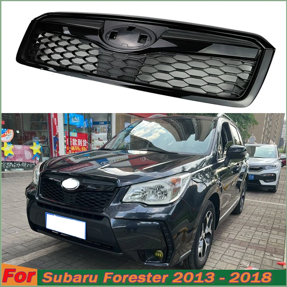 Engine Front Cover For Subaru Forester 2013 2014 2015 2016 2017 2018 Grille Modification Car Parts Grille Assembly Protective