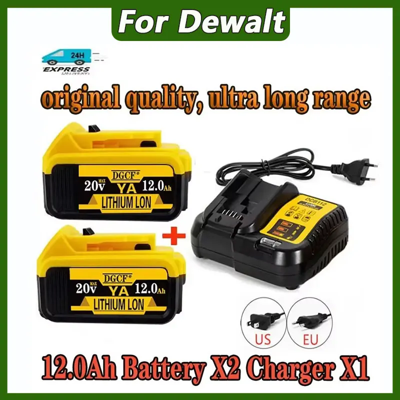 ✅ แบตเตอรี่ 18V/20V สำหรับเครื่องมือไฟฟ้า Dewalt 🔋   แบตเตอรี่เครื่องมือ DCB200 DCB206 DCB205 DCF887 DCG405 DCD791 DCF850 DCD805