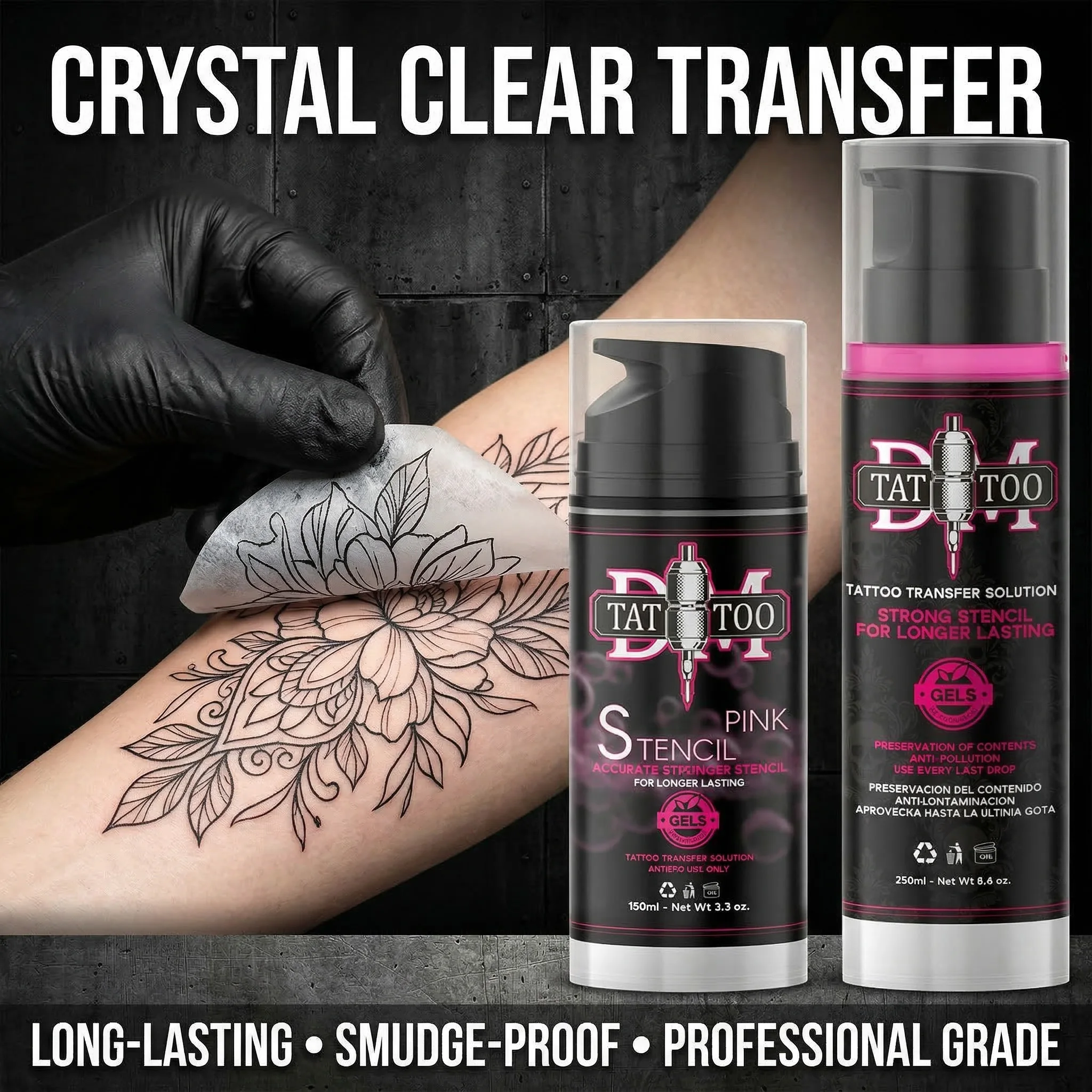 

DM 100/250ML Tattoo Stencil Transfer Gel Transfer Creams Solution Tattoo Stencil Gel Stencil Magic Cream Tattoo Supplies