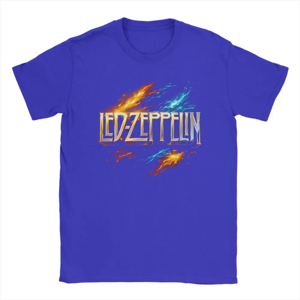 Men's Women The Mother Ship Led Zeppelin T-Shirts Tees Beach Streetwear Short Sleeves T-Shirt O Neck Fashion Design Tee Shirt