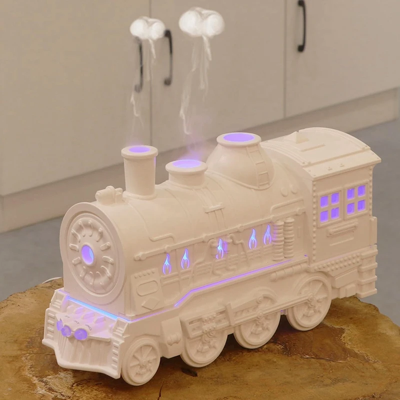 

Train Aromatherapy Diffusers Air Humidifier Mist Maker Fragrance Essential Oil Retro Diffuser Remote Control