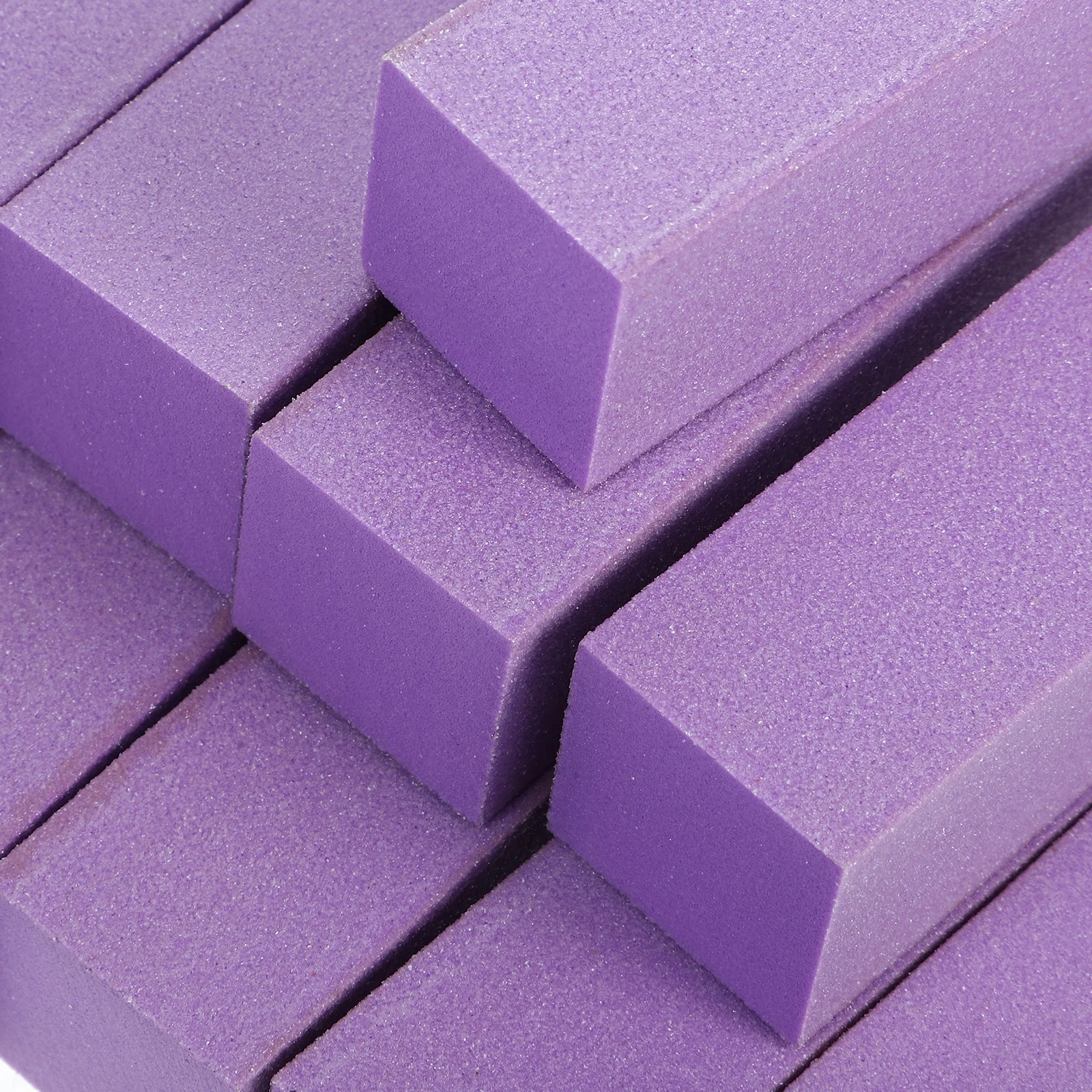 Bloques amortiguadores para uñas, limas duraderas para manicura, herramientas pequeñas de esponja portátiles para pulir y limar uñas, 10 Uds.