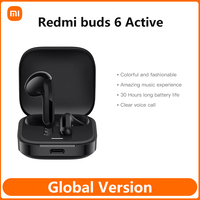 New Xiaomi Redmi Buds 6 Active Edition TWS Bluetooth 5.4 Earphone 30H Battery Life 5 Tuning Modes Headphone Wireless Headset