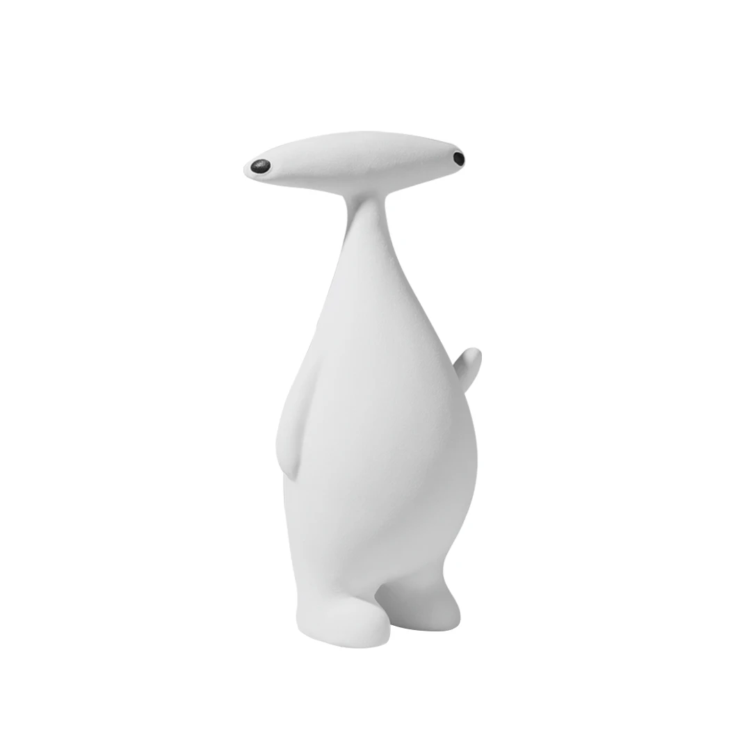 White Alien Resin Crafts, Cartoon Office Ornaments, Children's Room Decoration, Bedroom Decoration, Miniature Miniature, Modern