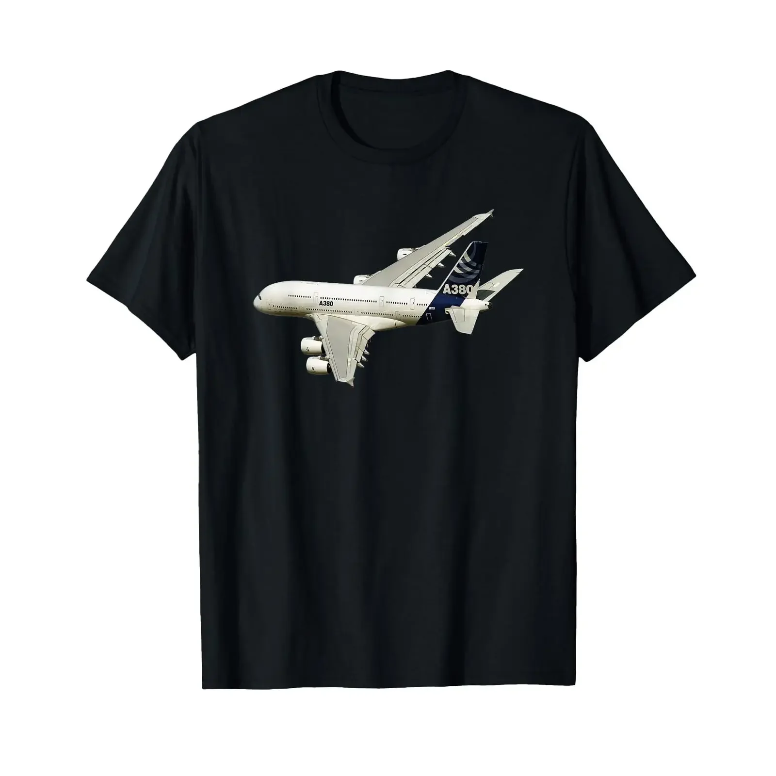 A380 Passenger Plane Airline Jet Aeroplane T Shirt vintage Washed Slightly Unisex Top For Everyday Wear designer clothes homme