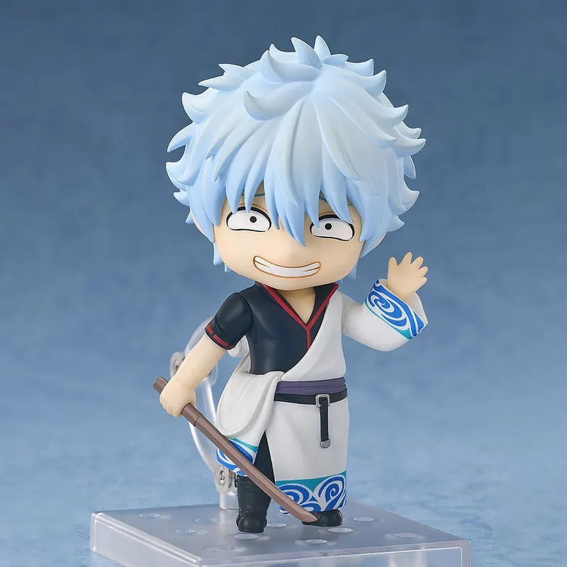 Good Smile Nendoroid 2420 Sakata Gintoki Gintama Replaceable Faces Movable Anime Figure Collectible Model Gift For Anime Fans view 2