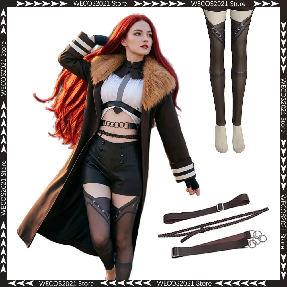 Disguise Anime Mushoku Role Tensei Eris Greyrat Cosplay Coat Women Costume Halloween Female Role Play Fancy Dress Up Party Cloth