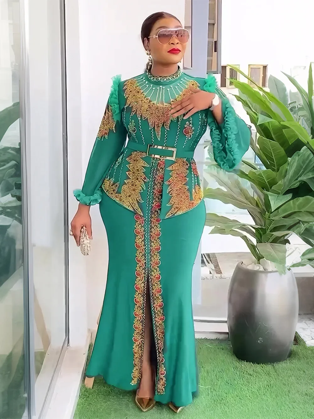 

Customized 2025 Spring African Clothes for Women 2 PCS Sets Tops and Skirts Suit Dashiki Ankara Outfit Robe Plus Size Wedding Pa