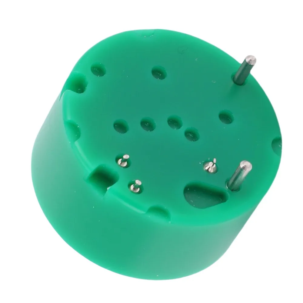 Durable Plastic Watch Movement Holder Green Small Size Watch Repair Tool Watch Movement Base for Watch Movement Maintenance