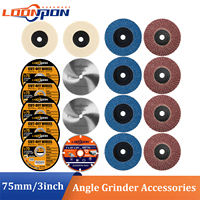 3 Inch 75mm Flap Discs Sanding Discs HSS Cutting Disc Diamond Blade Angle Grinder Accessories For Cutting Wood Metal Plastic