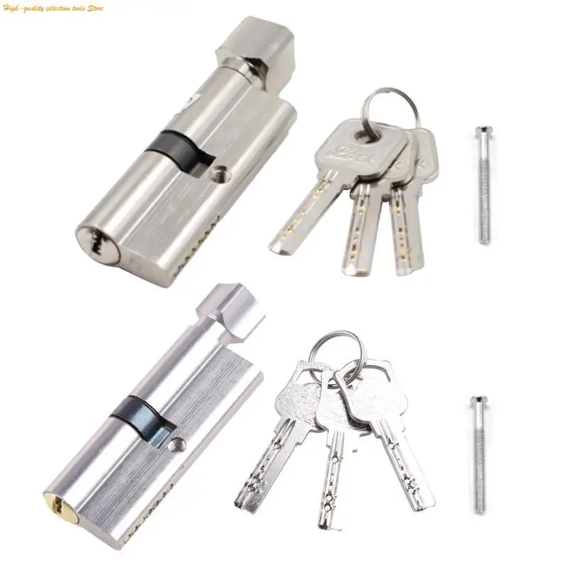 203F Anti-Theft Door Lock Cylinder with Keys Single Open Cylinder for Wooden Doors