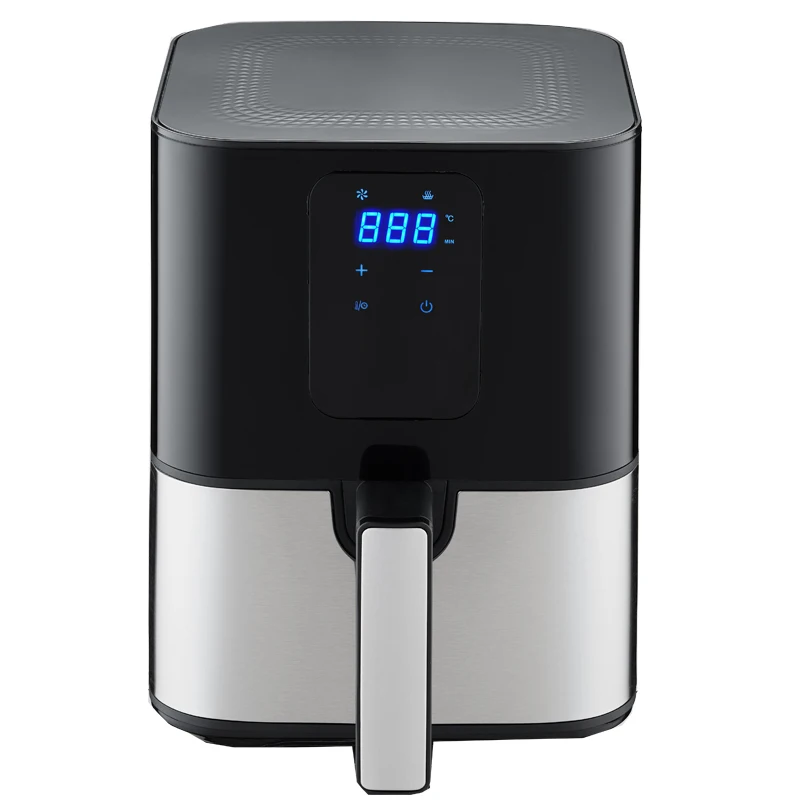 

2026 New Model Multi-functional4.5L 5L 5.5L 6L 6.5L Mini Deep Air Fryer Home Chicken wings in Stainless Steel air Fryer Microwav