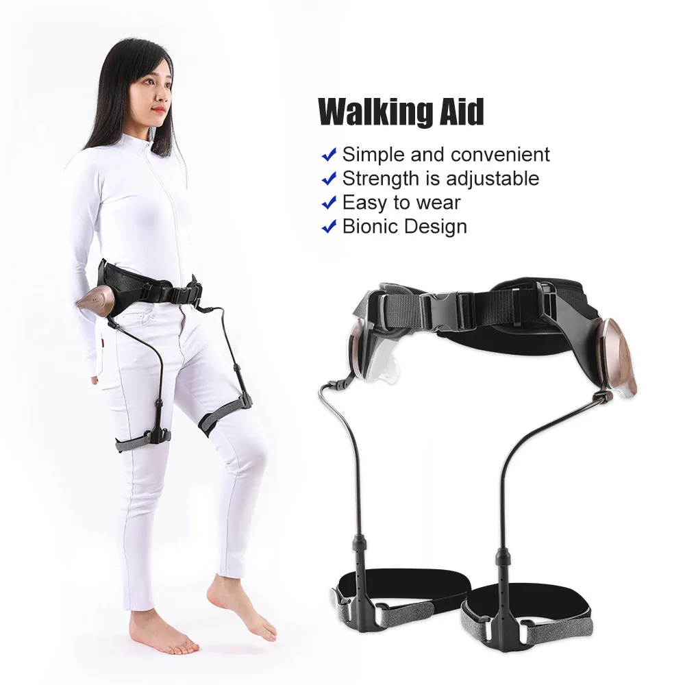 Disabled Walking Aids for Adult Adjustable Bionic Body Power Walking Aids Lower Limb Rehabilitation Training for LimitedMobility