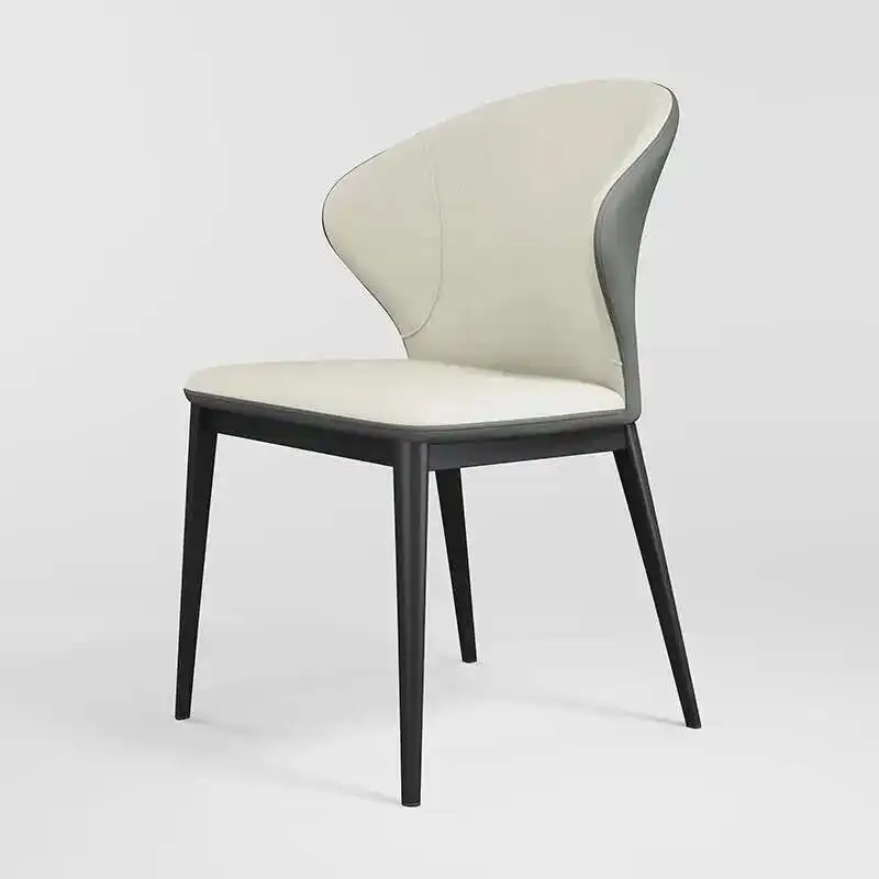 

Dine Room Relaxing Dining Chair Modern Fashion Luxury White Dining Chair Leather Comfortable Silla Comedor Postmodern Furniture