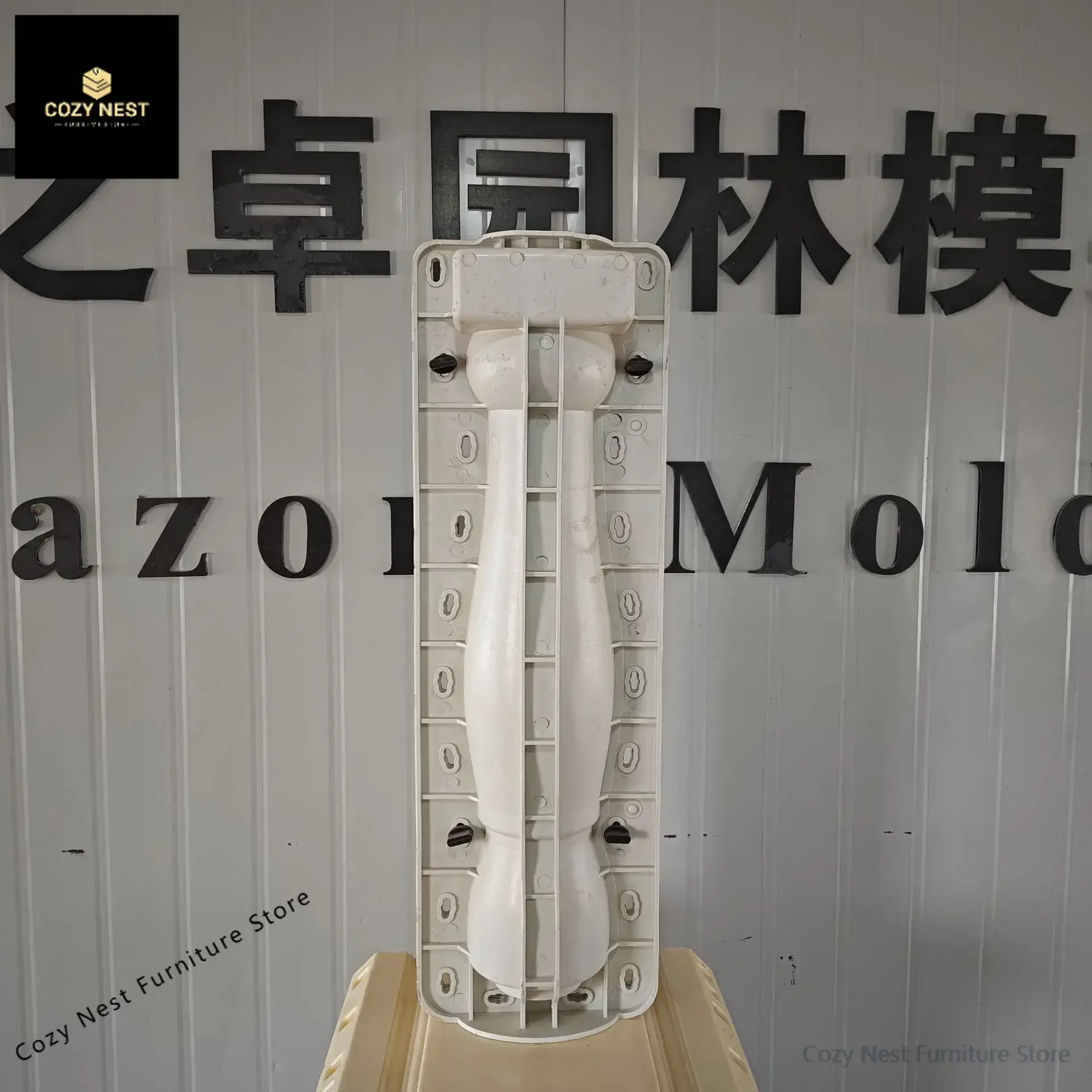 

PP material high quality mold round head column full size thickened cement product 60 high railing stair handrail