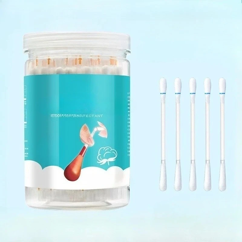 50Pcs A Disposable Iodophor Cotton Swab Is Used for Emergency Disinfection of Abrasions and Injuries At Home