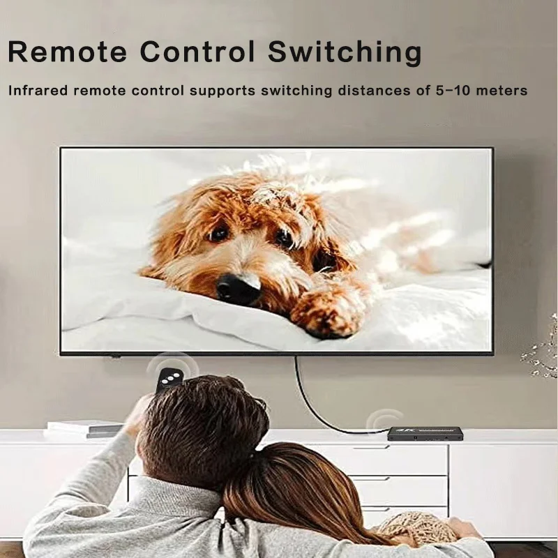 HDTV Switch | 2x1 3x1 HDTV 4K Adapter Switch HDTV Screen Signal Expander Splitter For PS4 Laptop Tablet