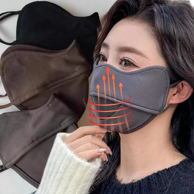 Cycling Sport Cold Weather Neck Warmer Ear Cover Fleece Thermal Scarf Mask Face Bandana Mask Skimask Cycle Bandana Masculina