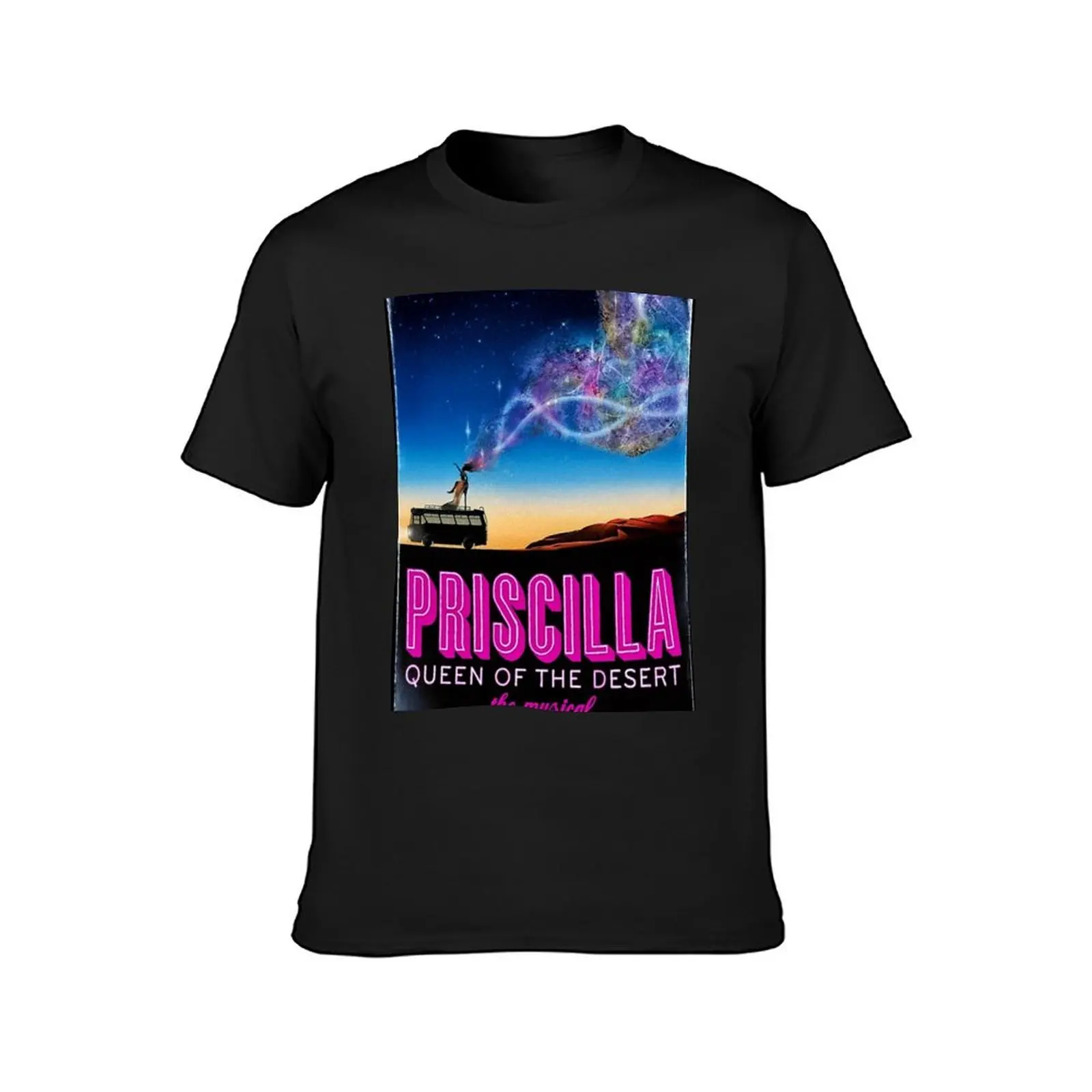 The Adventures of Priscilla, Queen of the Desert Musical Poster T-Shirt anime anime clothes plus size tops mens t shirts