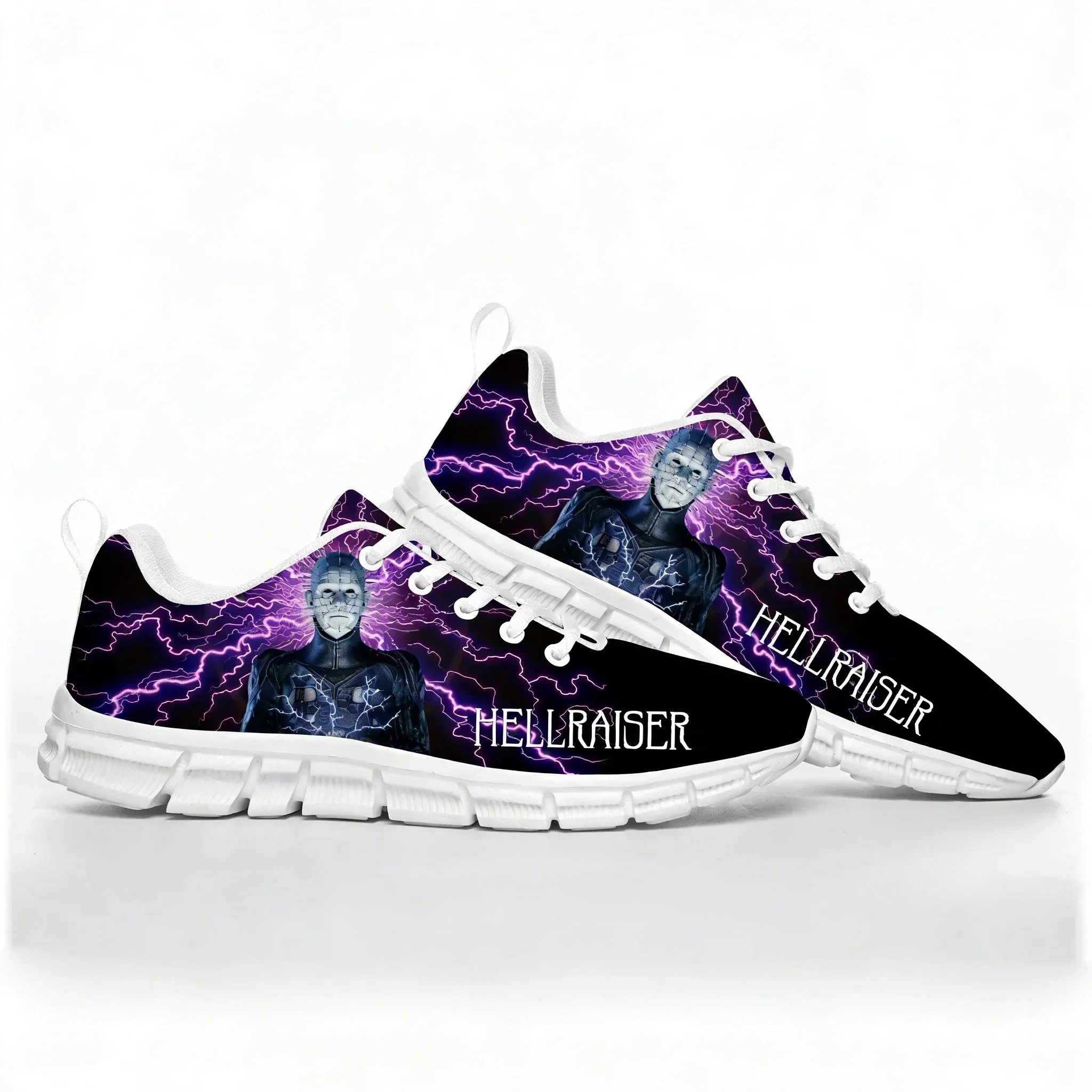 

Hellraiser Sports Shoes Mens Womens Teenager Sneakers Footwear Casual Custom Made Couple Shoes White