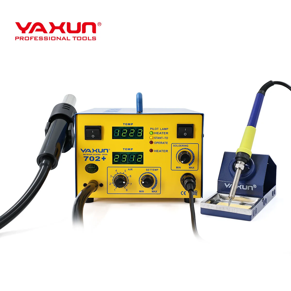 

YX-702 Electronic Welding 2-in-1 BGA Repair Station 270W Hot Air Gun Soldering Iron