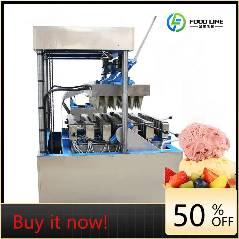 Customizable Multi-Purpose Ice Cream Cone Baking Machine Suitable for Various Catering Businesses