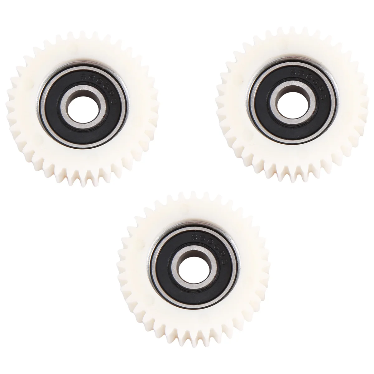 3Pcs 36 Teeth 38mm Nylon Electronic Motor Gear Ball Bearing Gears for Bafang Electric Bike Bicycle